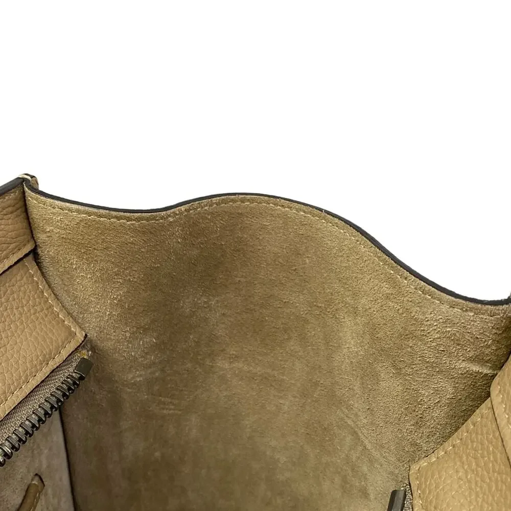 Celine Luggage Micro Shopper Handbag